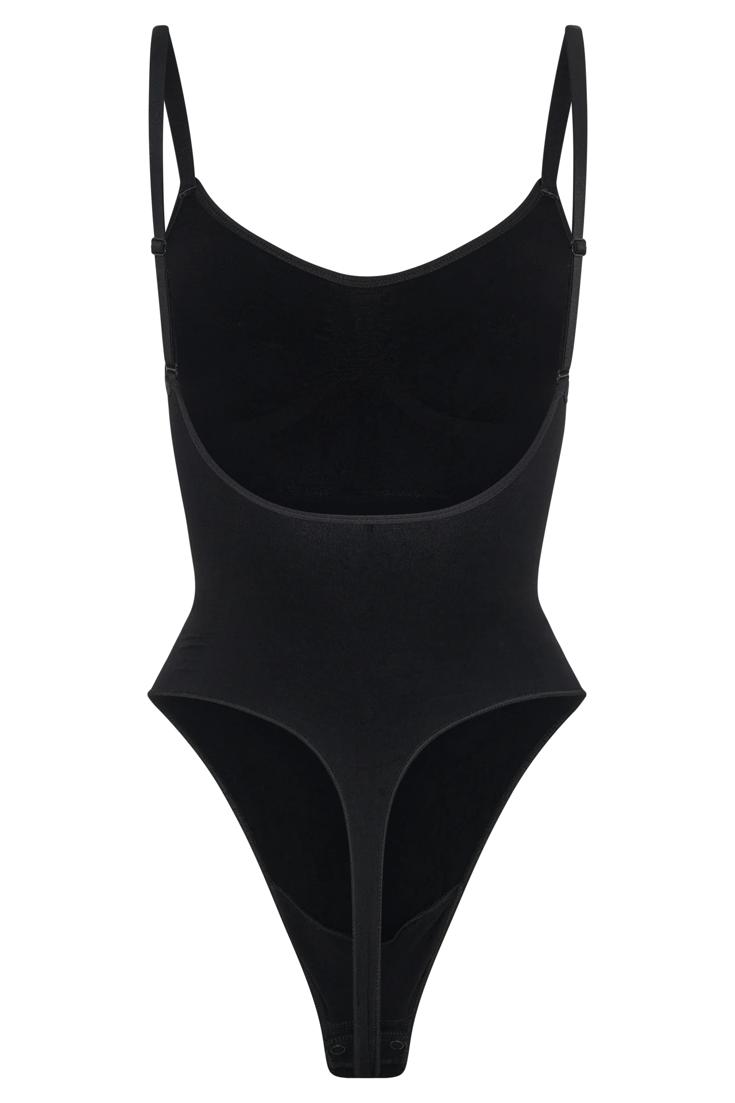 Alyssa Backless Shapewear Bodysuit - Black