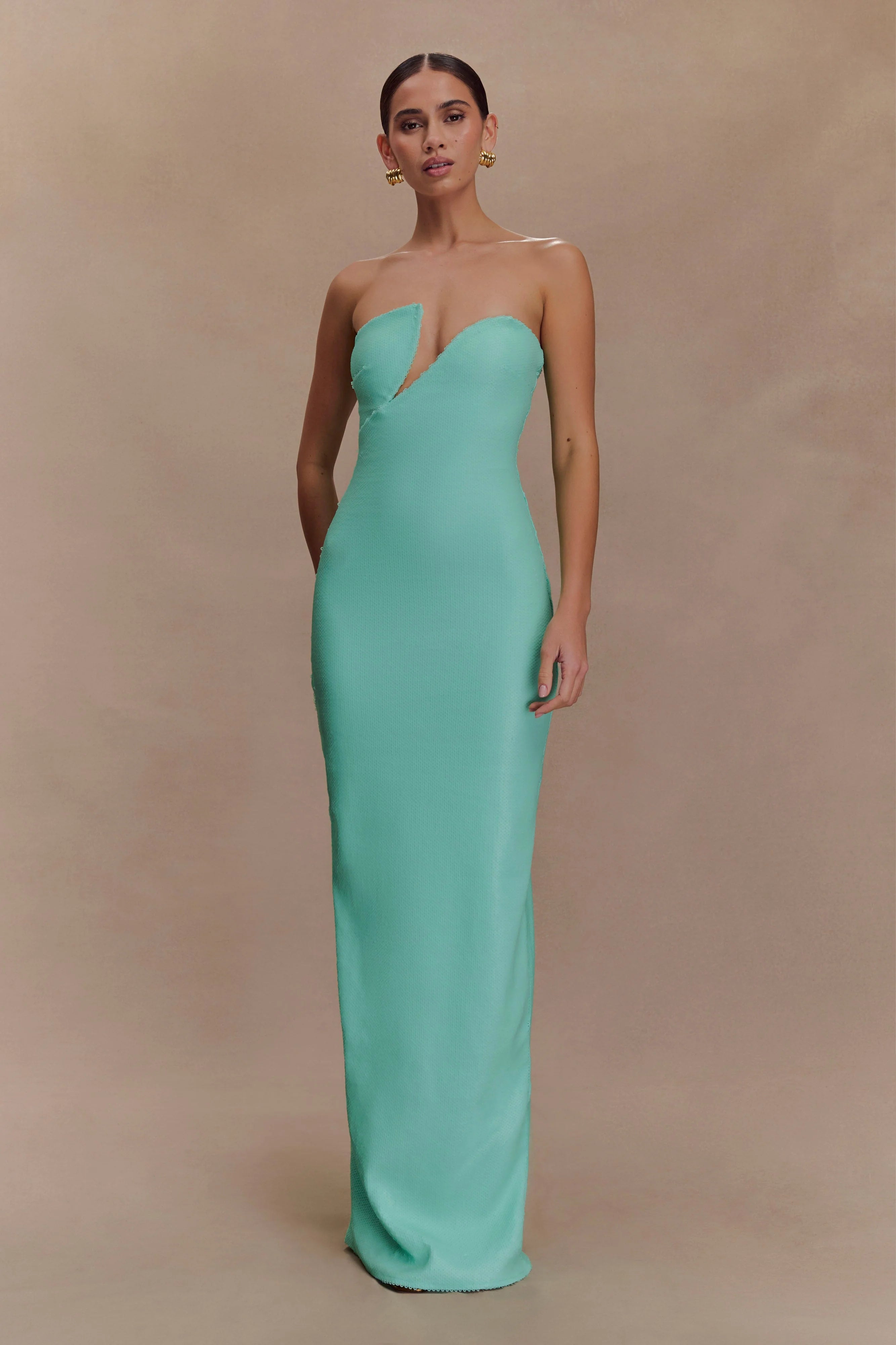 Winston Strapless Sequin Maxi Dress - Lagoon