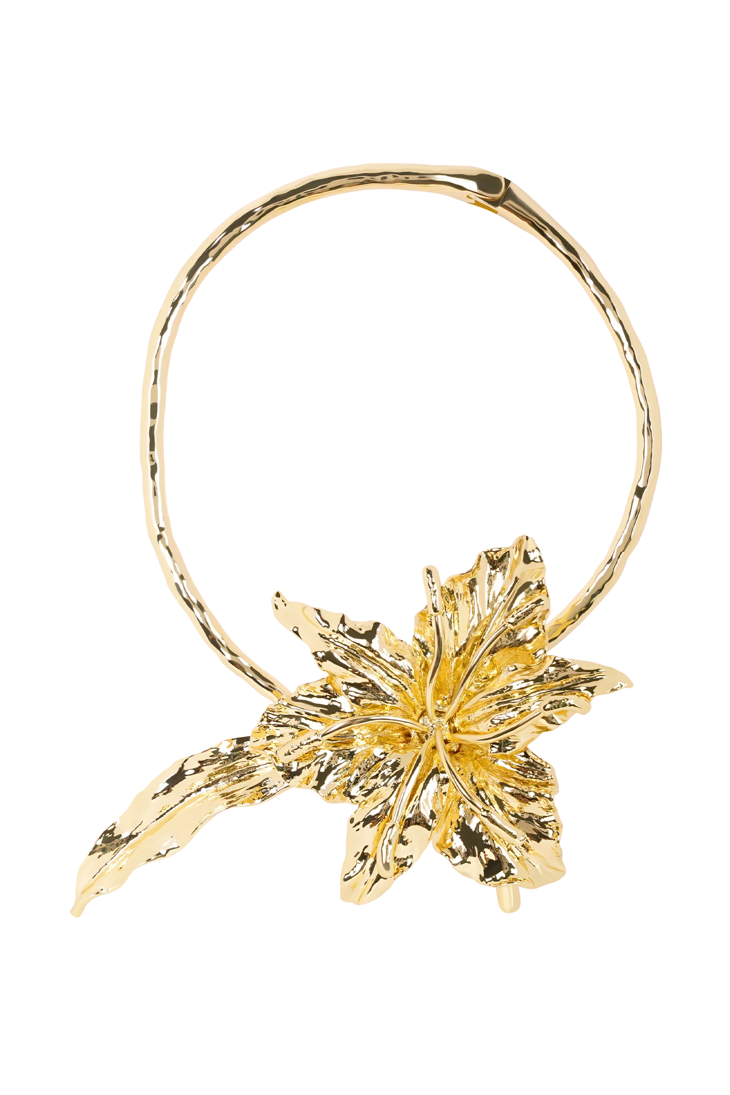 Allona Floral Choker - Gold