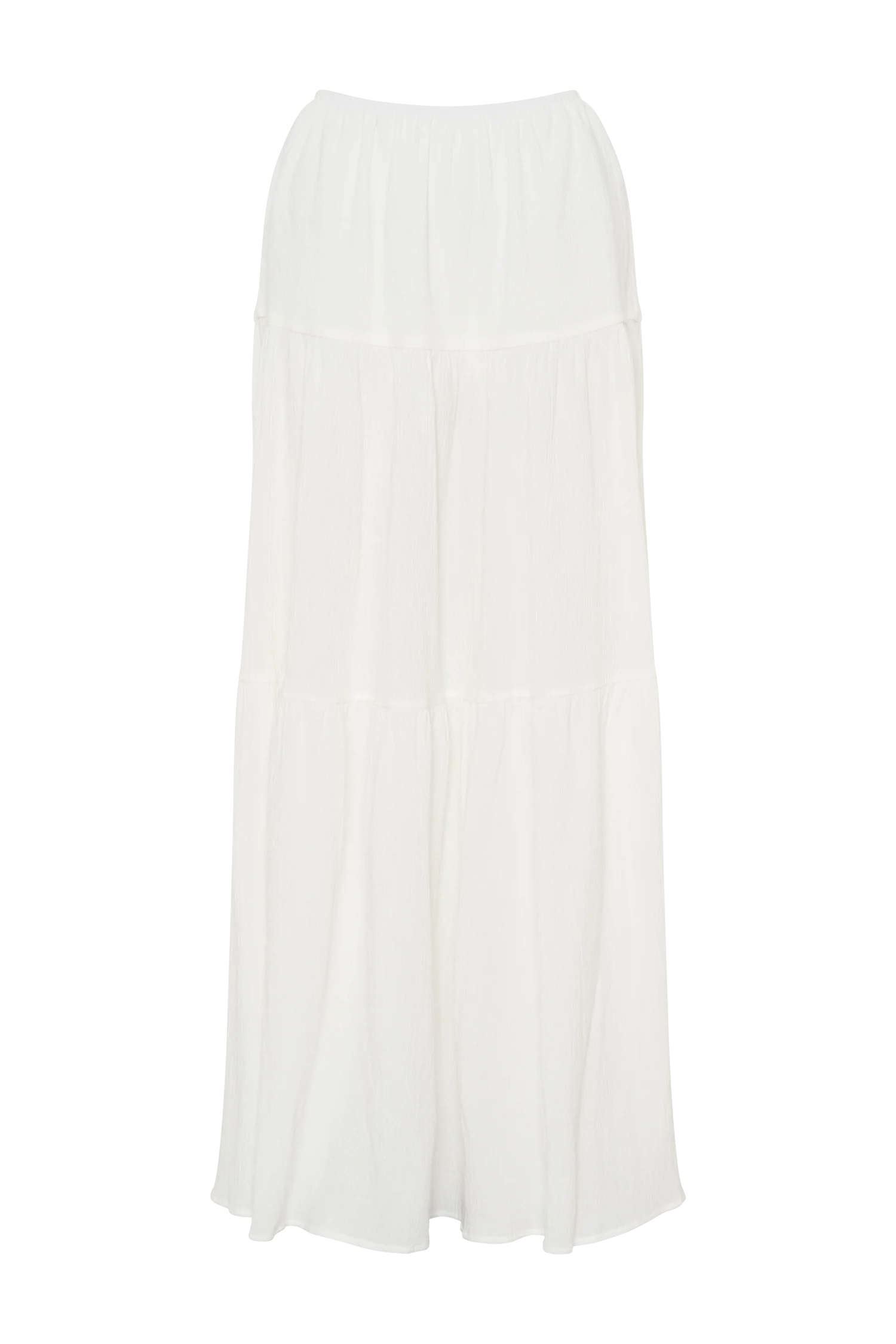 Jacinda Cotton Maxi Skirt - White