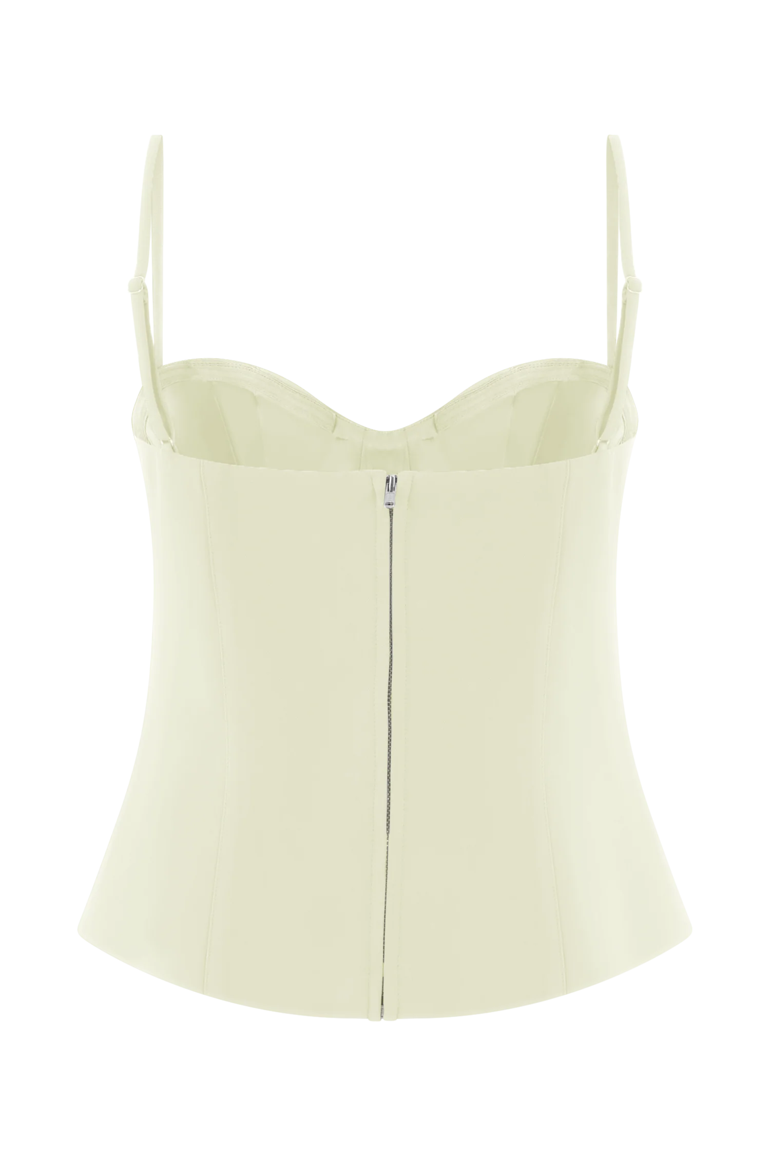 Jaime Spaghetti Strap Suiting Top - Ivory