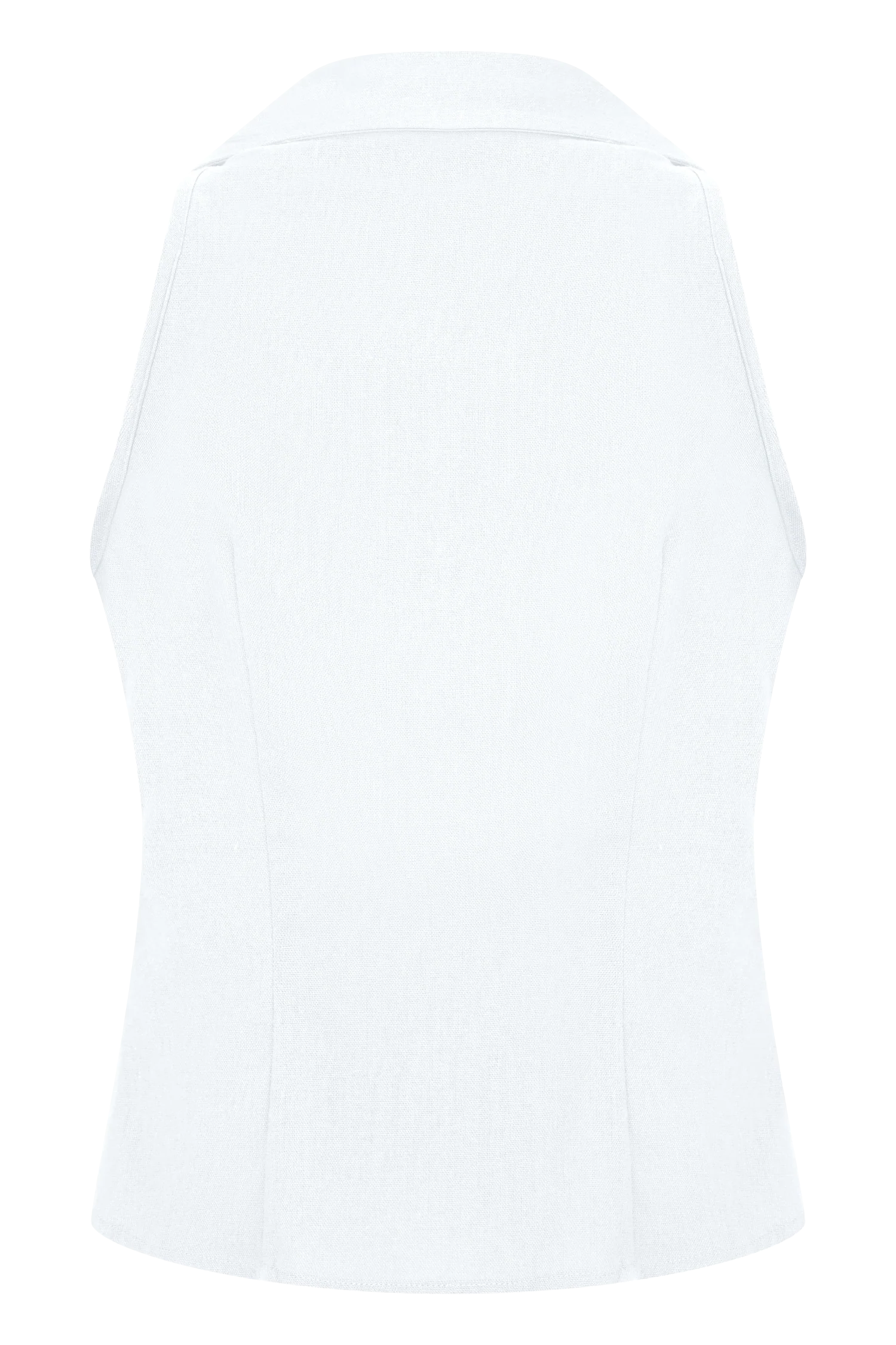 Scout Sleeveless Linen Shirt - White
