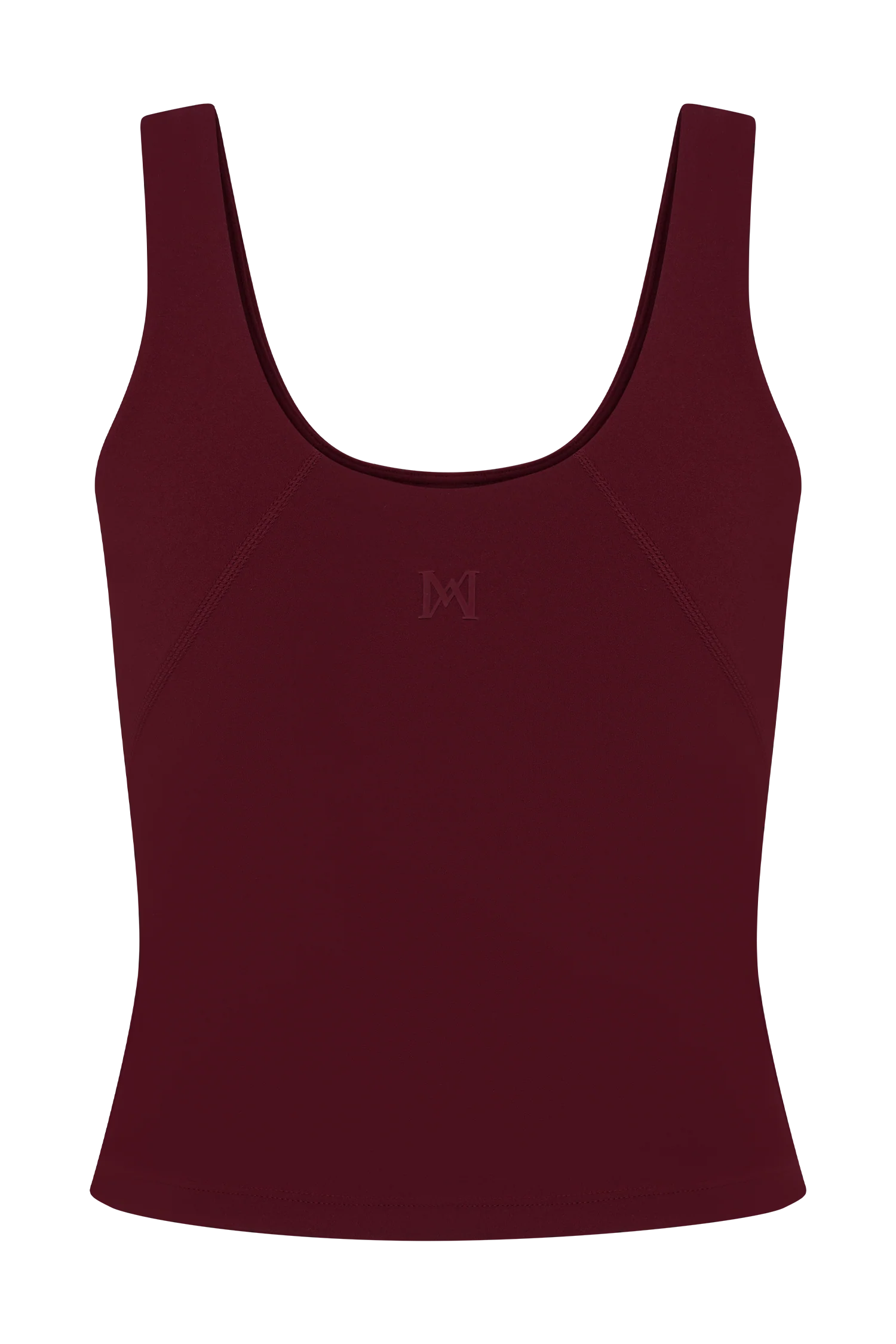 Alexandra Yoga Top - Burgundy