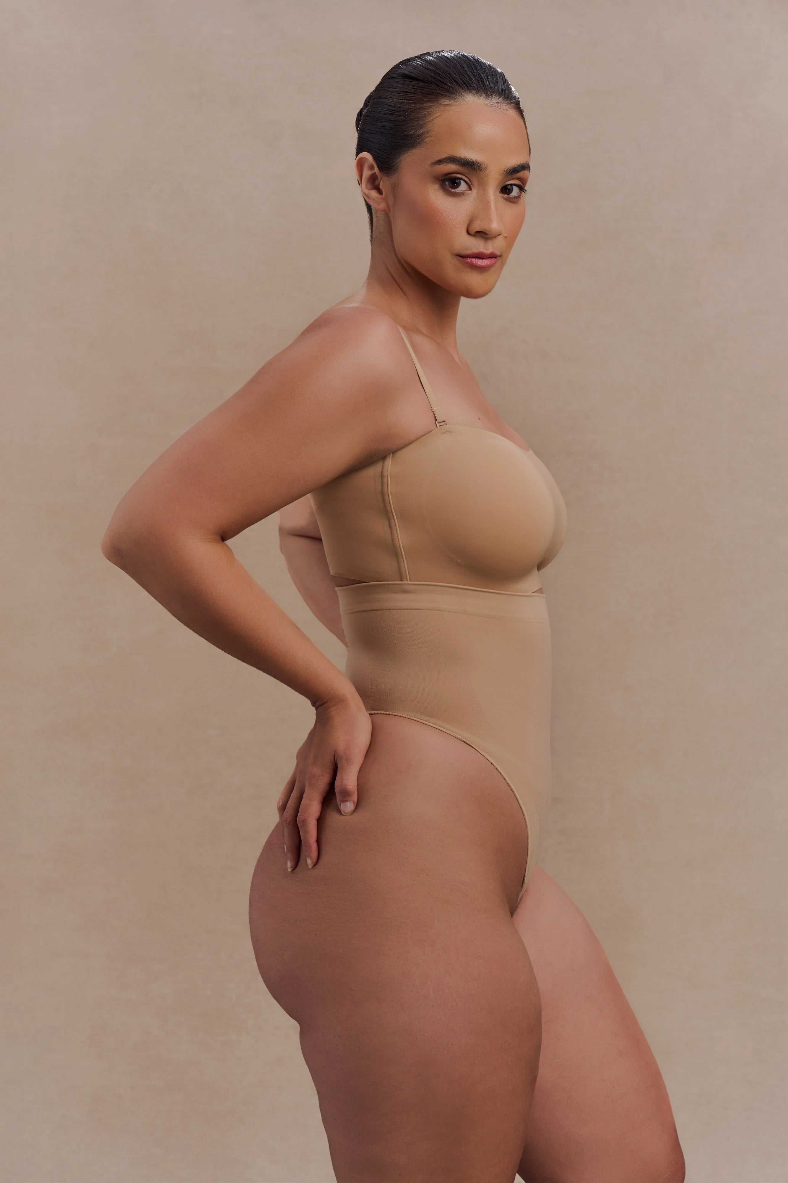 Joanna Strapless Shapewear Bra - Beige