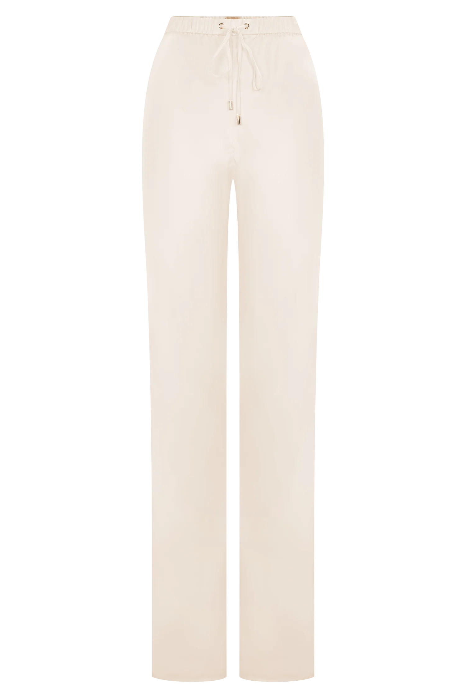 Bianca Satin Pants - Ivory