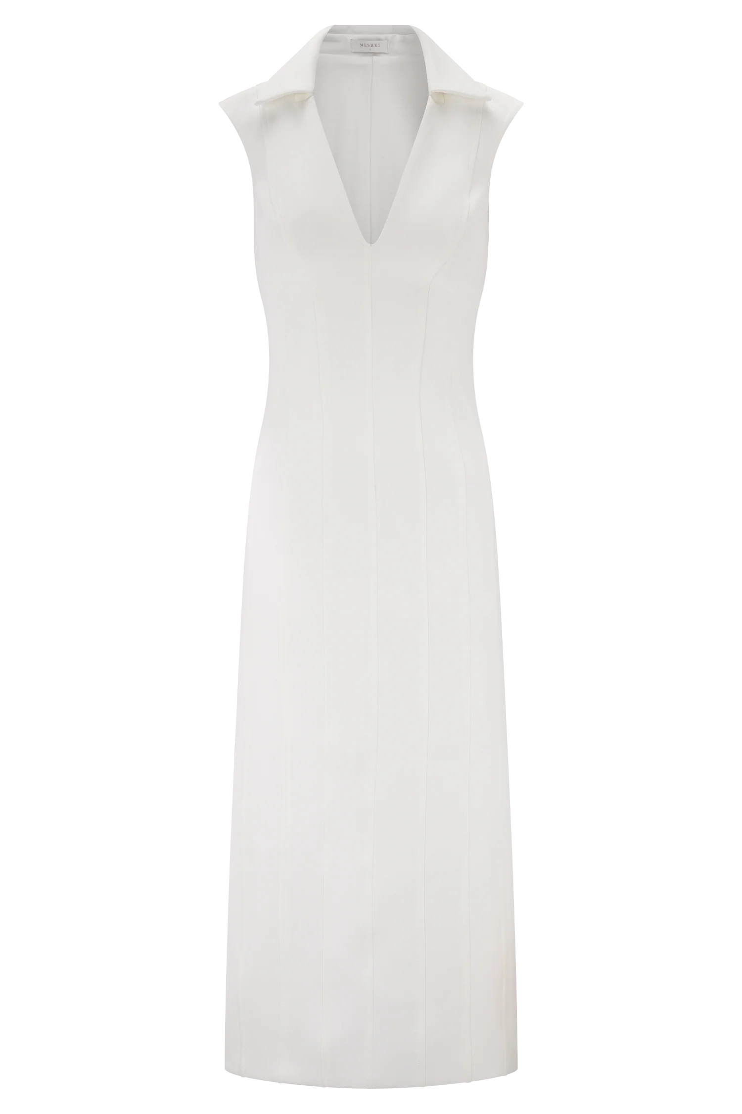Keagan Sleeveless Midi Dress - Ivory