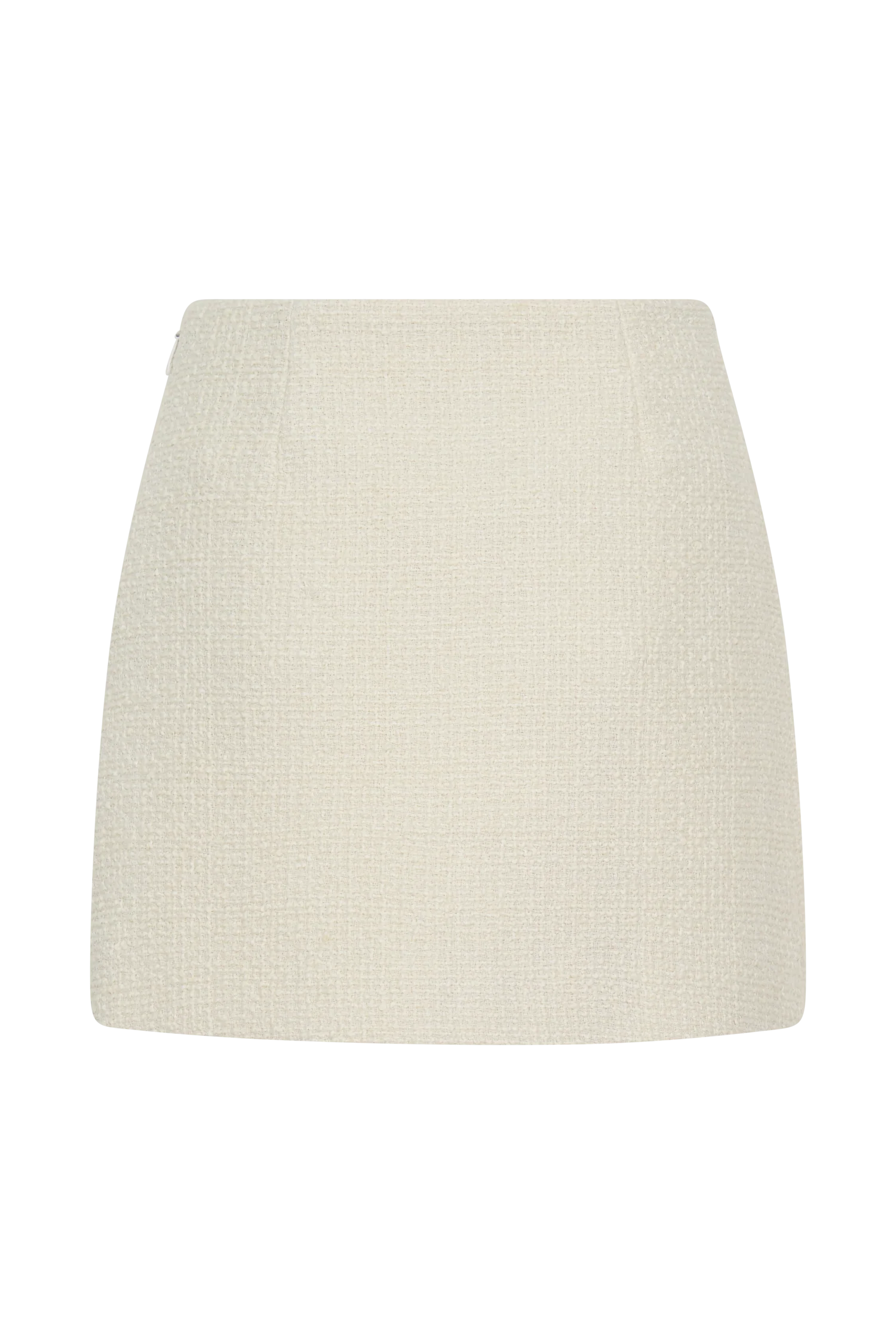 Camilla Boucle Mini Skirt - Ivory