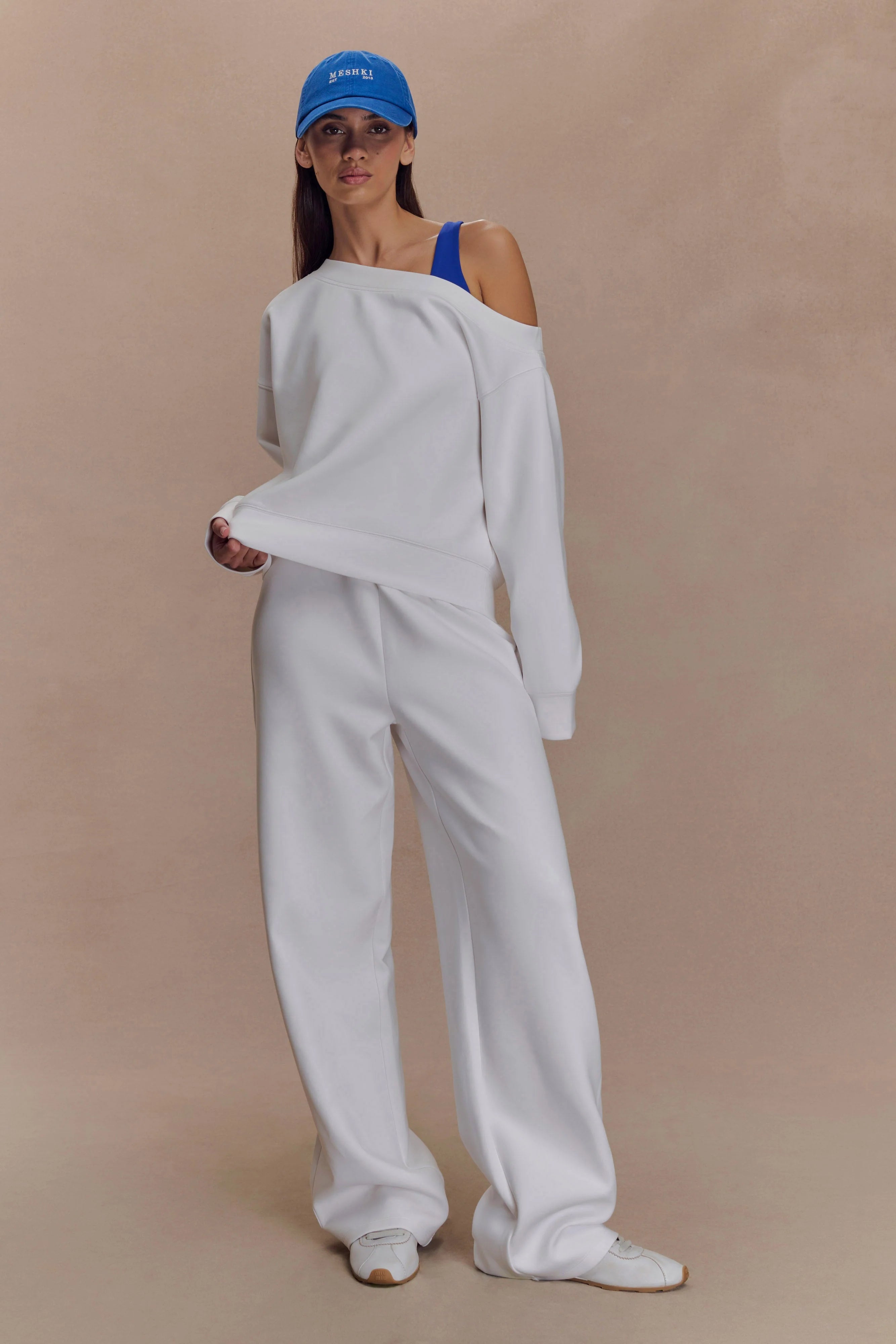 August Straight Leg Jogger - Ivory