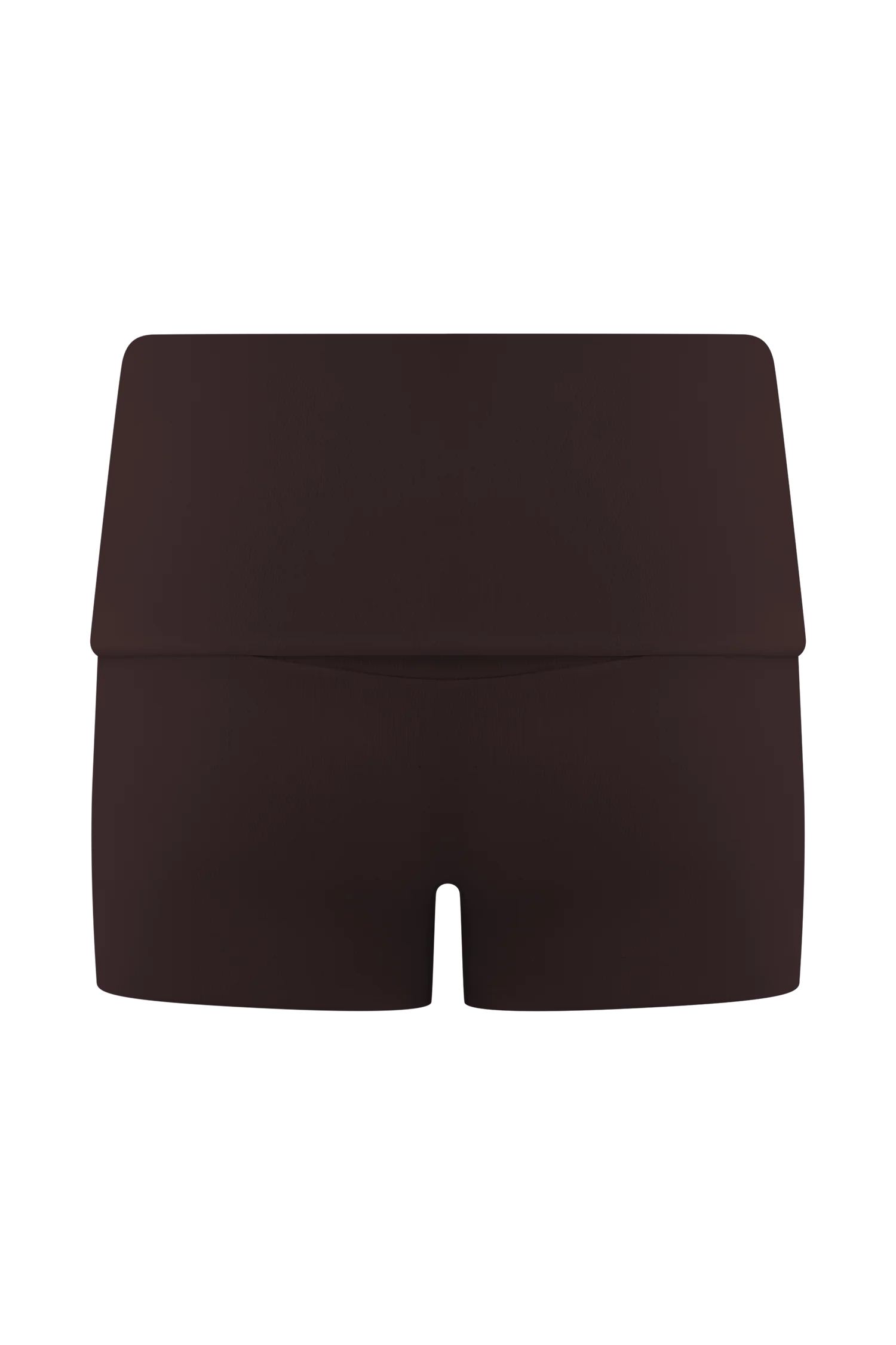 Birdie Fold Over Shorts - Chocolate