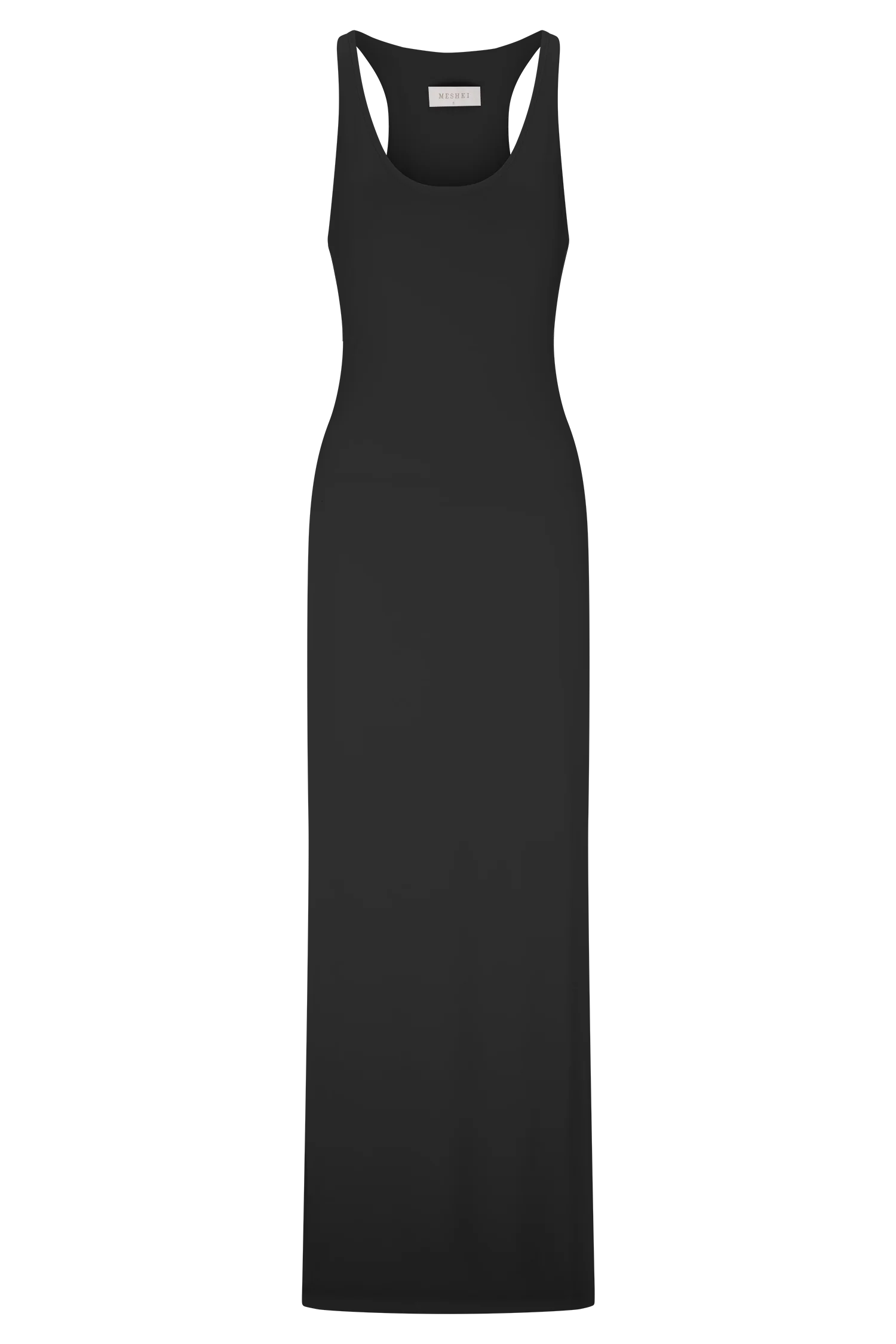 Ellerie Longline Racerback Top - Black