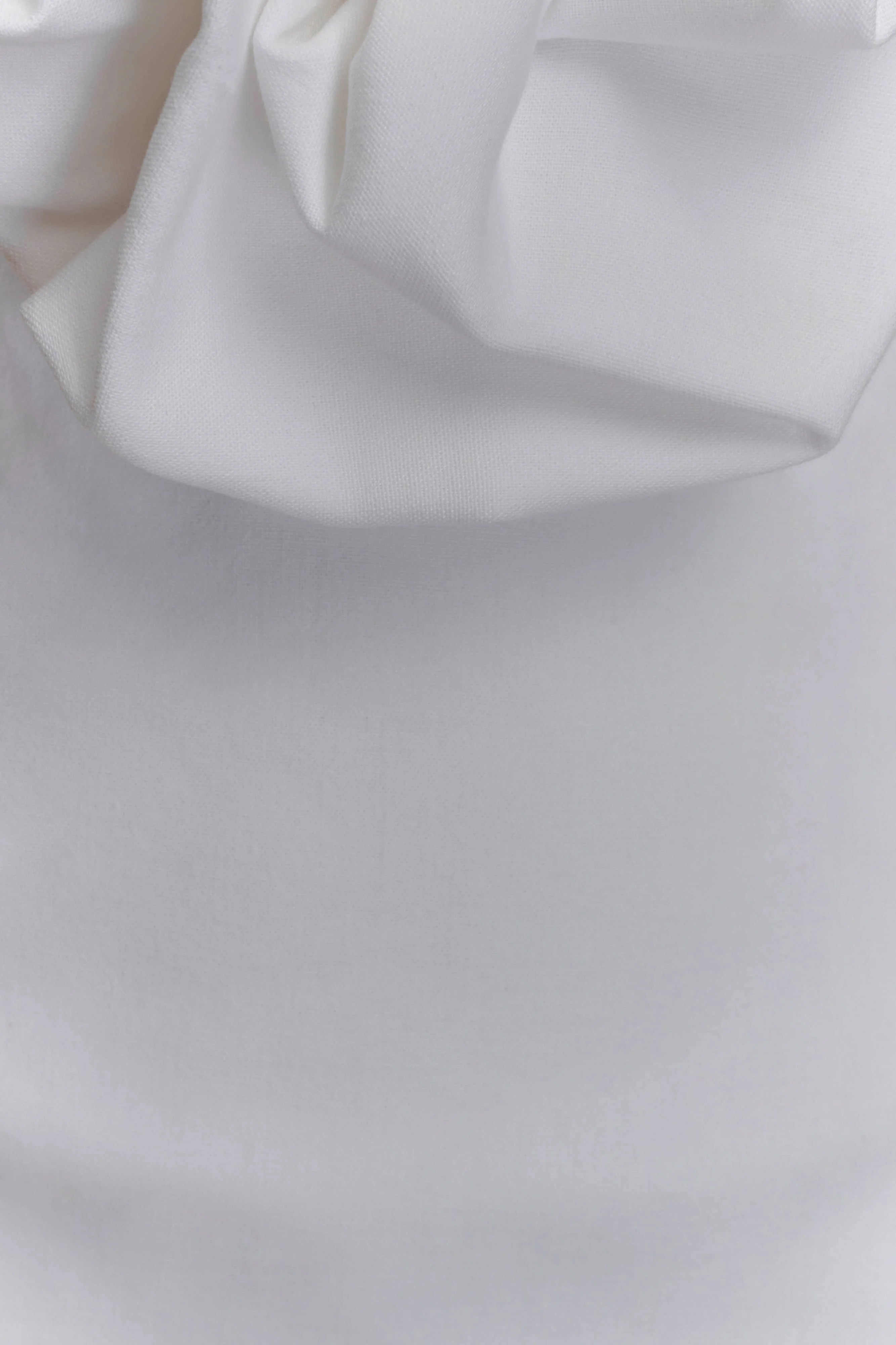 Carolyn Linen Bubble Maxi Dress - White