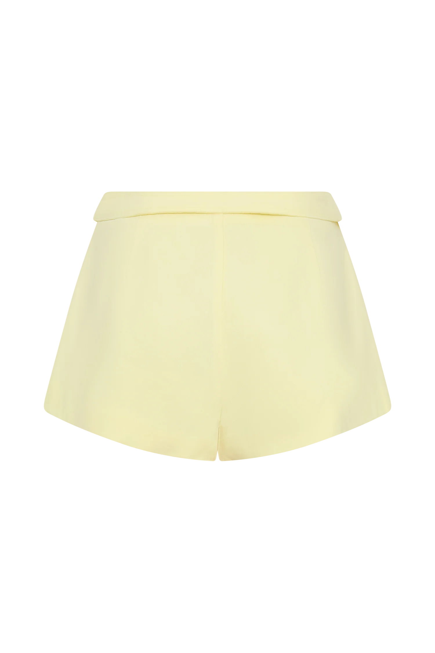 Josephine Cotton Shorts With Waistbands - Lemon