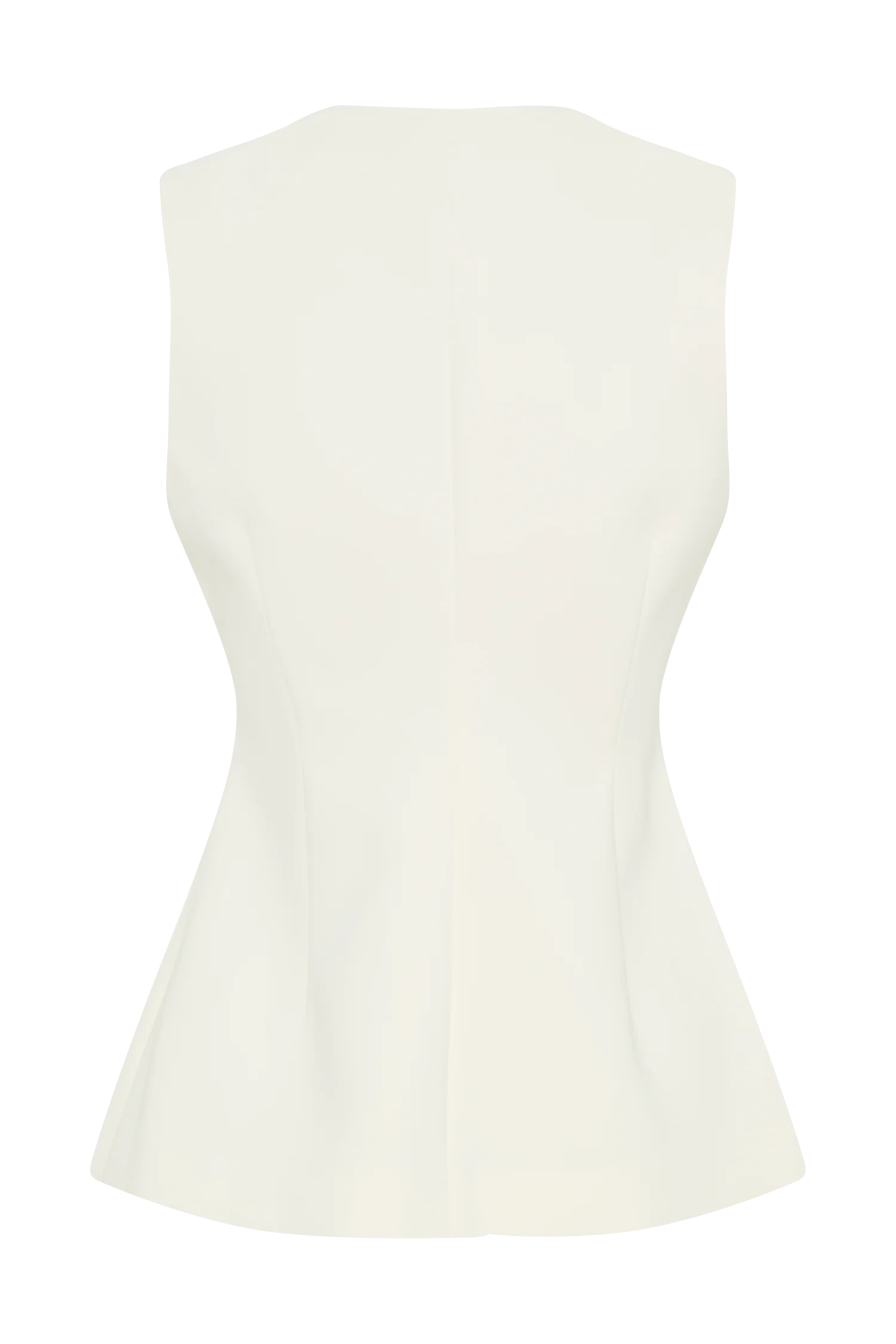 Katelyn Short Sleeve Suiting Top - Ivory