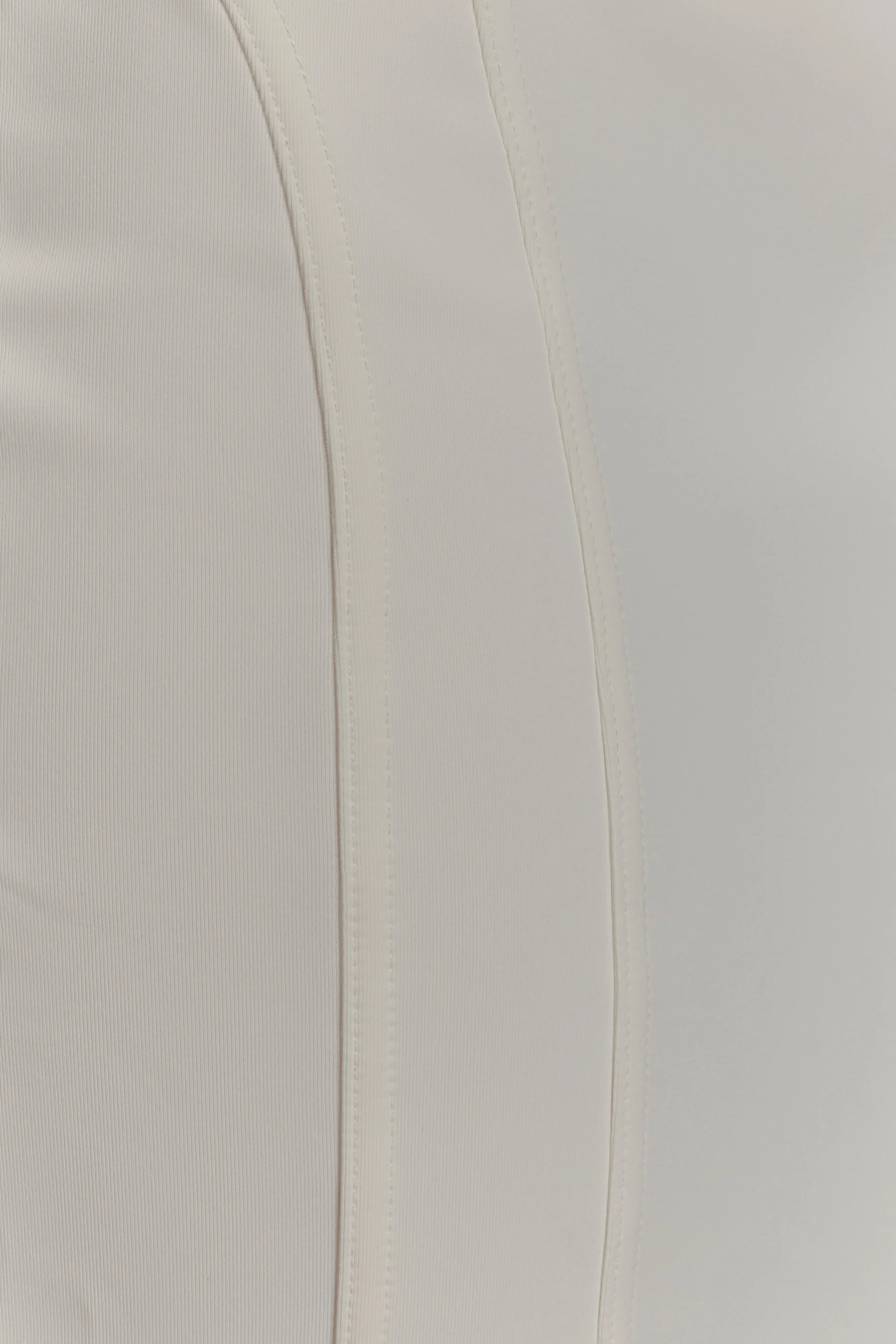 Alma High Waist Maxi Skirt - White