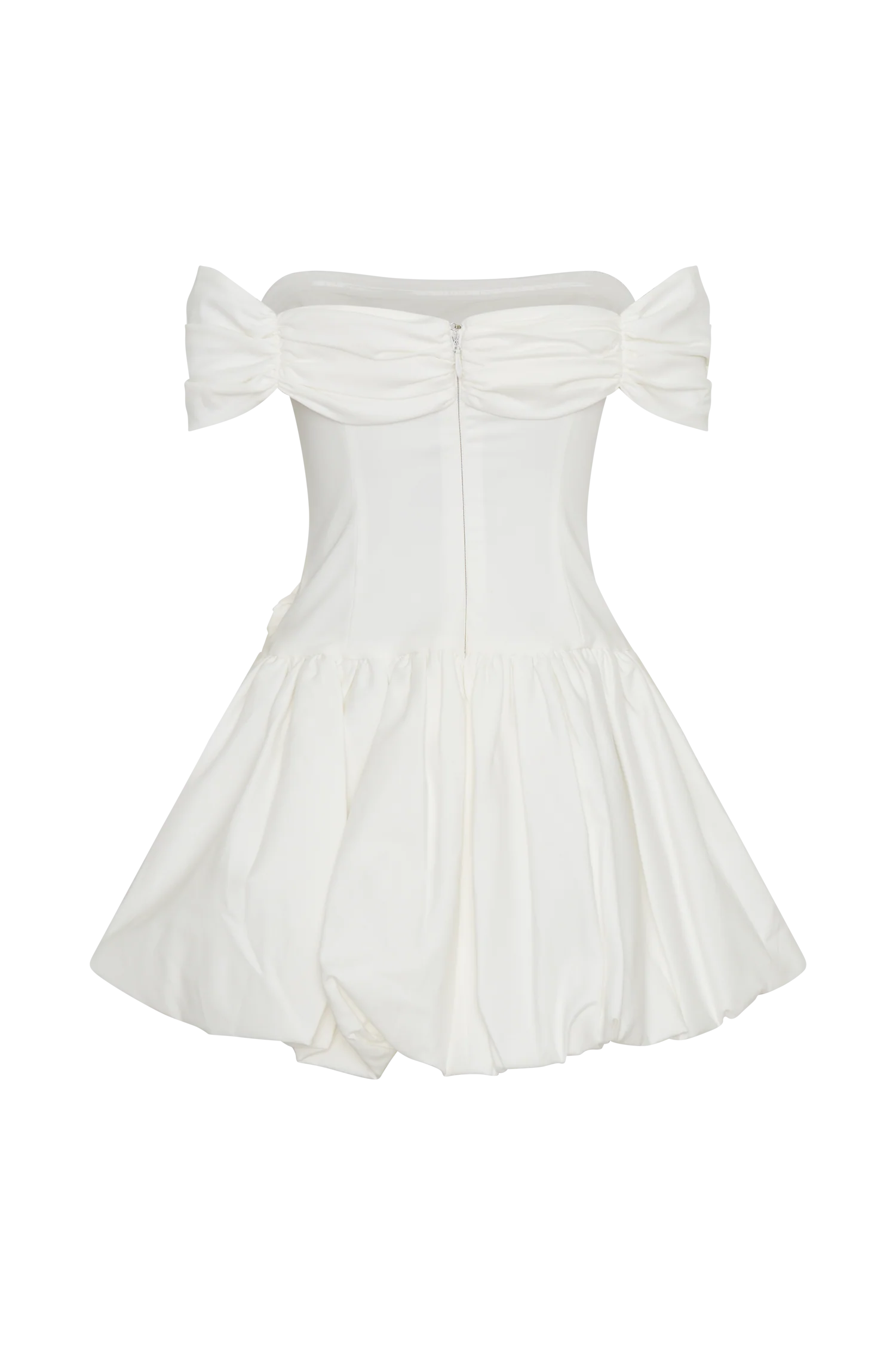 Giovanna Off Shoulder Mini Dress - White