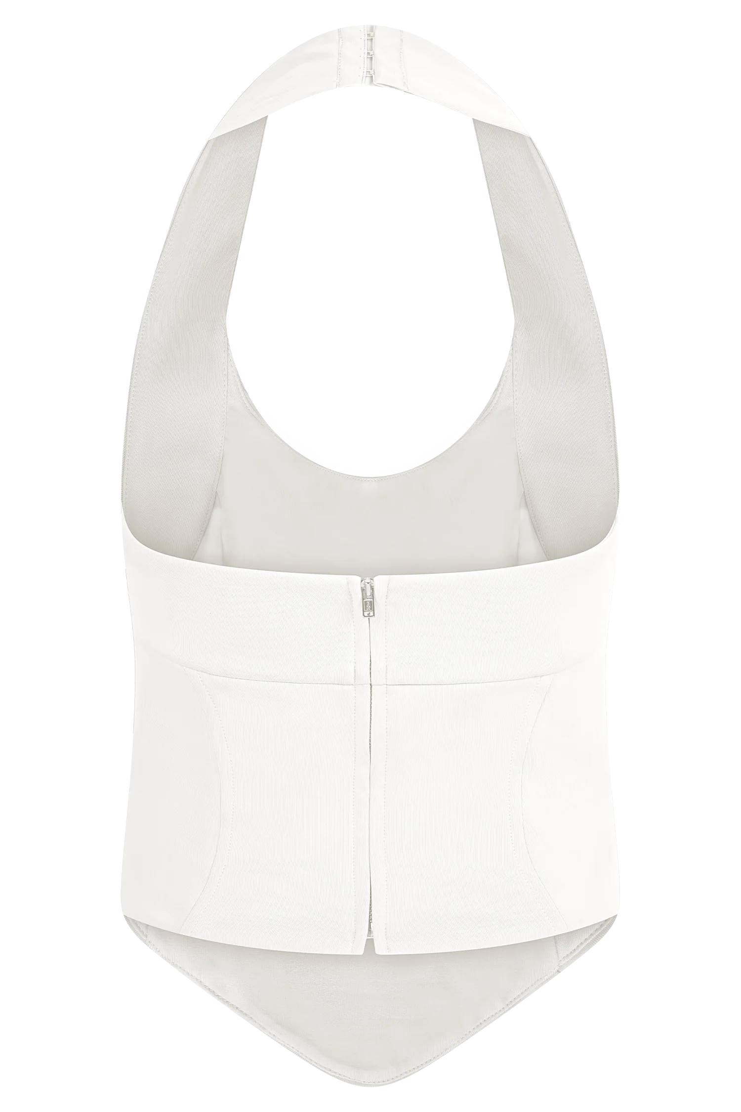Meadow Corset Halter Top - White