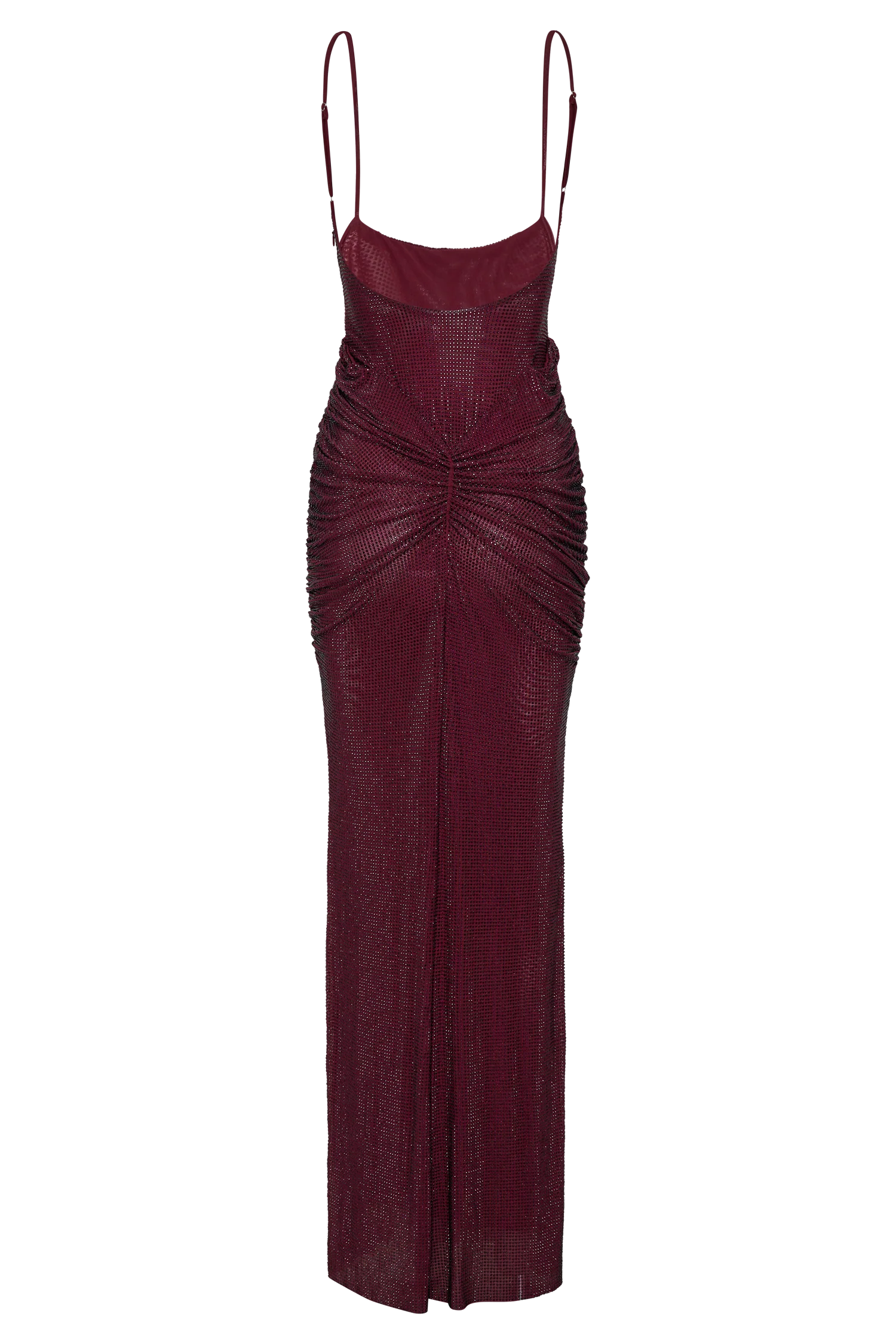Roisin Diamante Maxi Dress - Mahogany