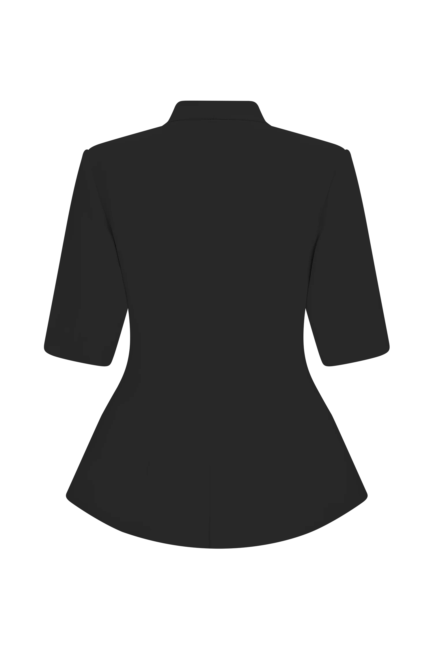 Opal Puff Sleeve Suiting Top - Black