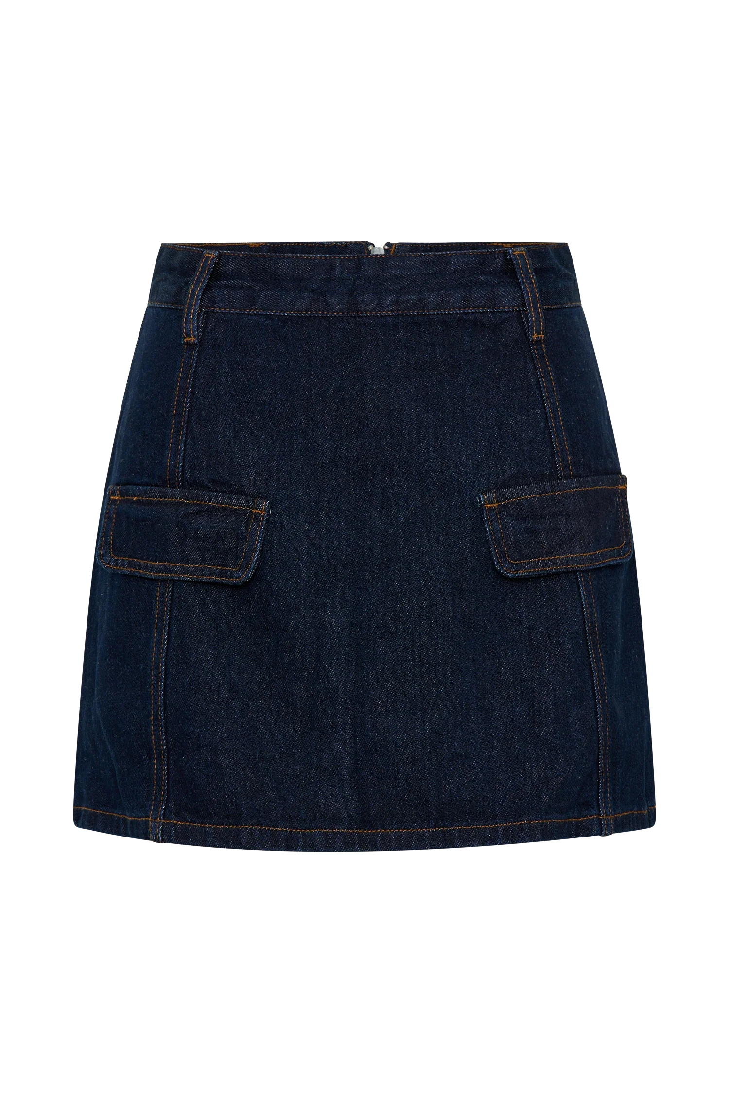 Rosalyn Mini Denim Skort - Indigo Blue